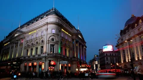 London, Piccadilly Circus Video stock 10810827