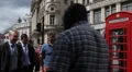 London Piccadilly Circus Phonebox British Red Telephone Box City Traffic People HD Footage