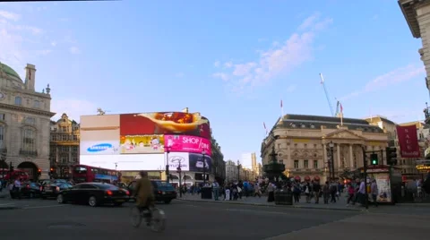 London Piccadilly Timelapse Stock Footage 59853386