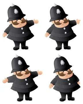 London policeman Stock Illustration