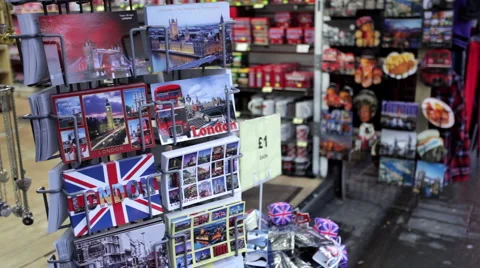 London Postcards Stock Footage 4165549