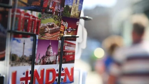 London Postcards Stock Footage 113961488