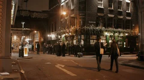 London PUB Night 스톡 동영상 11368241