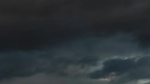 London Rain Clouds Stock Footage