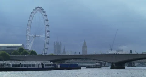 London River Thames Stock Footage 289734466