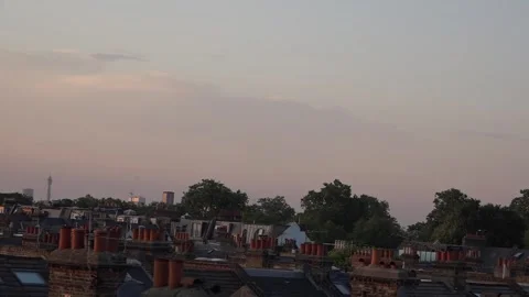 London rooftops Video stock 280677717
