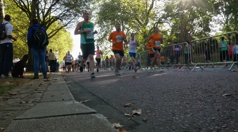 London royal parks foundation half marathon Stock Footage