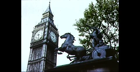 London School Excursion: Exploring Iconic Landmarks (1959) Stock Footage 258813056