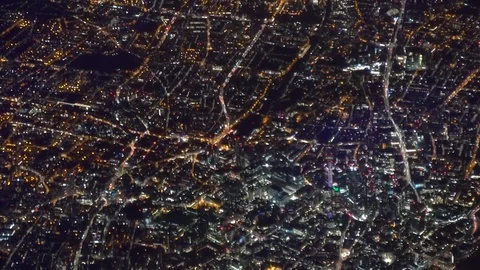 London from the sky Video stock 122501340