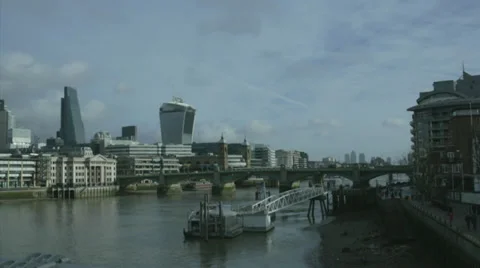 London Skyline 2 스톡 동영상 35490654