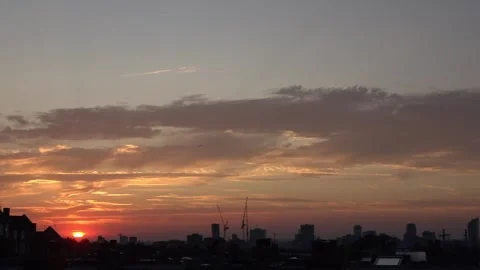 London skyline - evening Video stock 280677752