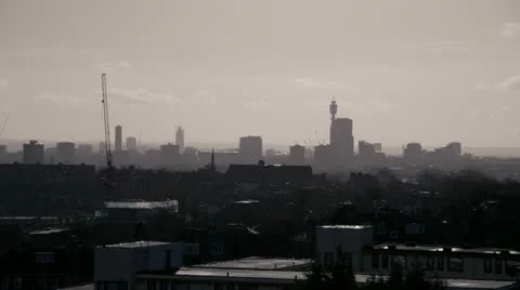 London Skyline Stock Footage 20474299