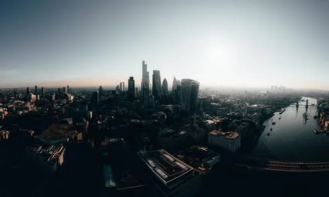 London skyline panorama Stock Photos