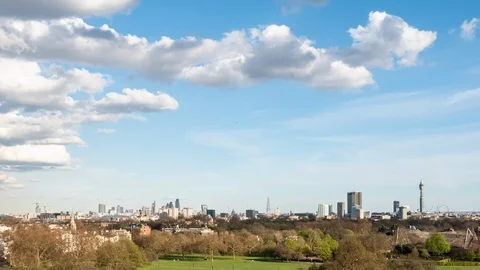 London Skyline - time lapse Stock Footage 106820172