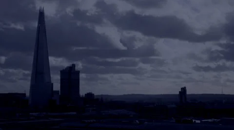 London Skyline - Timelapse Vídeos de archivo 37875437