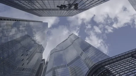 London Skyscraper Time Lapse Stock Footage 199088568