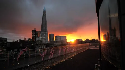 London Sunset Stock Footage 146612602