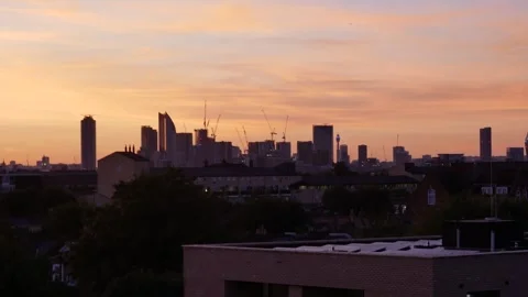 London sunset Stock Footage 285080089