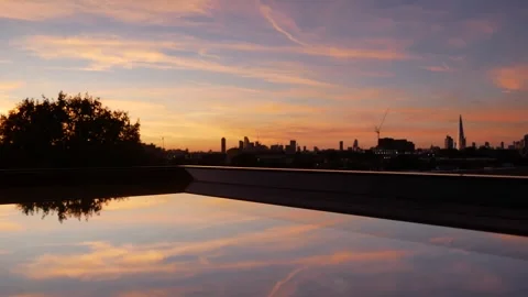 London sunset Stock Footage 285080099