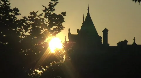 London sunset timelapse Stock-Footage 512145