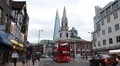 London Symbols Double Decker Bus Shard Tower British Landmark Car Traffic People HD Footage