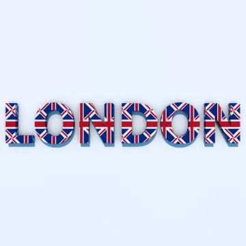 London text Stock Illustration