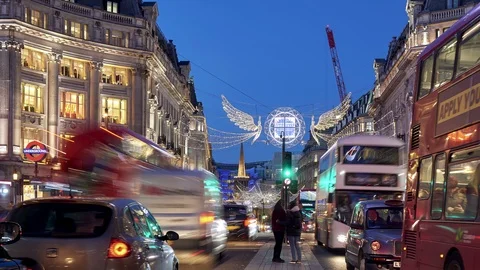 London  time lapse 스톡 동영상 99646333