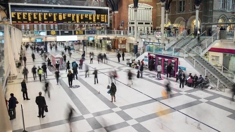 London timelapse Stock Footage 80987891