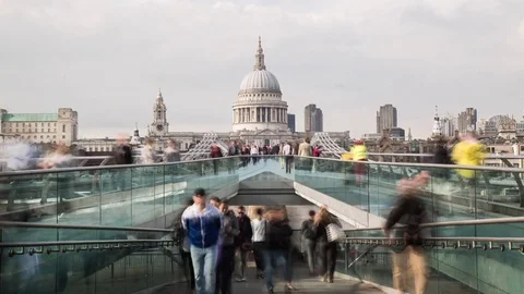 London timelapse Stock Footage 80987908