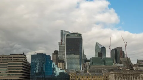 London timelapse of skyline Stock Footage 234397958