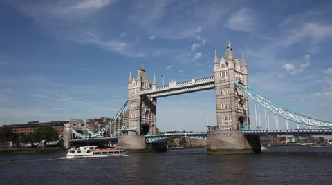 London Tower Bridge 2014 Stock Footage 39302448