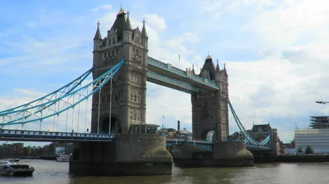 London Tower Bridge Stock Footage 39974551