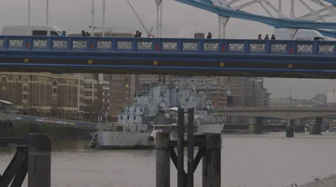 London, Tower Bridge Stock Footage 50211243
