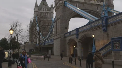 London, Tower Bridge Stock Footage 50211648