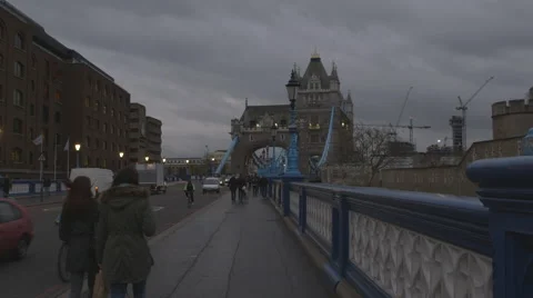 London, Tower Bridge Stock Footage 50211740