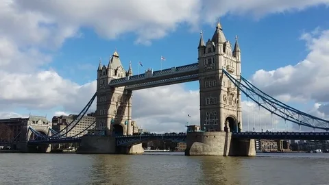 London Tower Bridge. Stock Footage 73008338