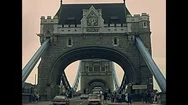 London Tower Bridge Stock Footage