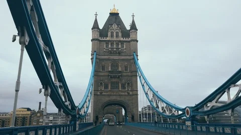 London. Tower Bridge Stock Footage 113674595