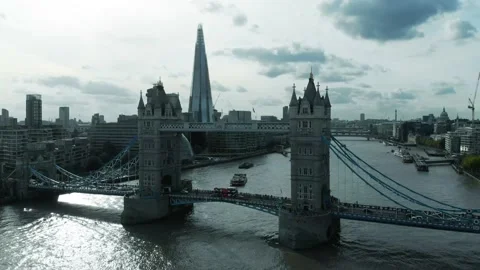 London Tower Bridge Video stock 141748811