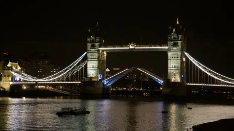 London Tower Bridge TimeLapse Stock Footage 247344870