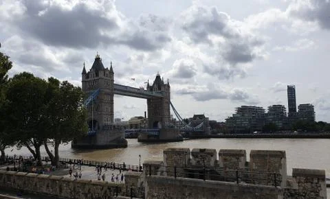 London Tower Bridge, UK - AUG 2019 Stock Photos