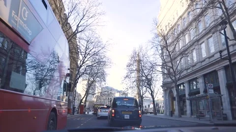 London Trafalgar Square during lockdown Stock Footage 151017855