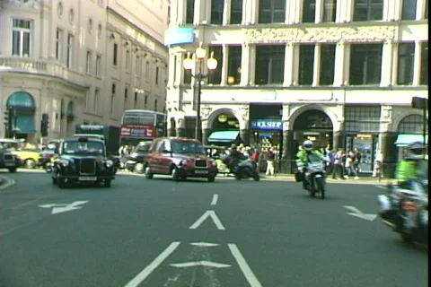 London Traffic Vídeos de archivo 818678