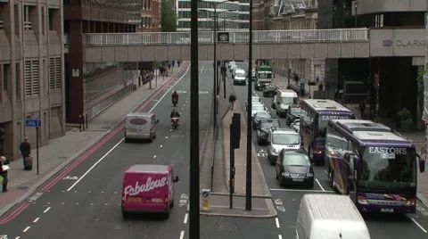 London traffic Stock Footage 6705518
