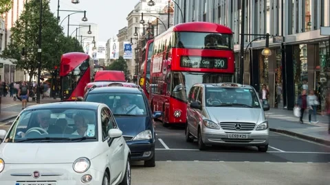 London traffic Stock Footage 221254887