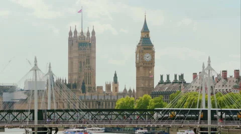 London Train 4K Stock Footage 50935944