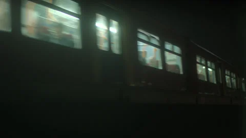 LONDON TRAIN PASSING BY Stock Footage 140996447