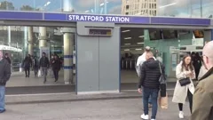 London, UK - 10/28/2021: Stratford Westf, Stock Video