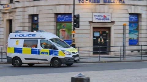 London Under Lock Down Stock Footage 127536932