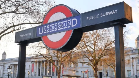 London Under Lock Down Video stock 127545468